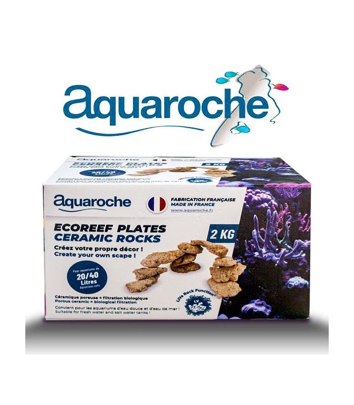 AQUAROCHE Roccia in ceramica per acquari marini dolci reef e paludari