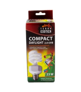 Lampada compatta UVA UVB 2% per anfibi e rettili