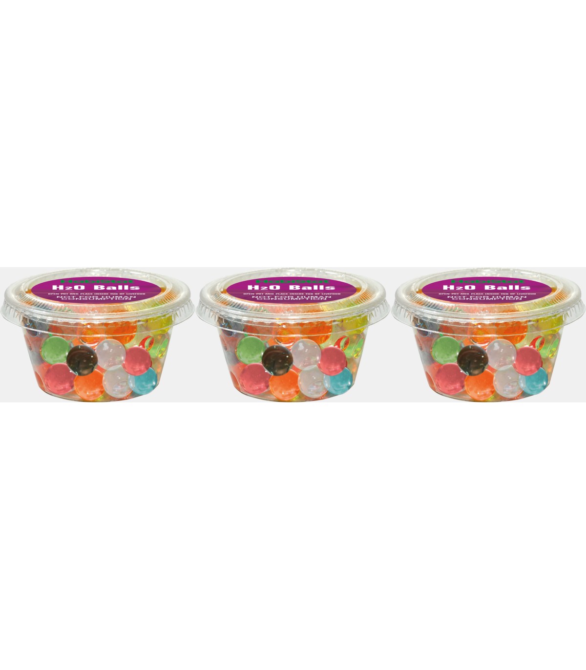 3 vaschette h2o balls