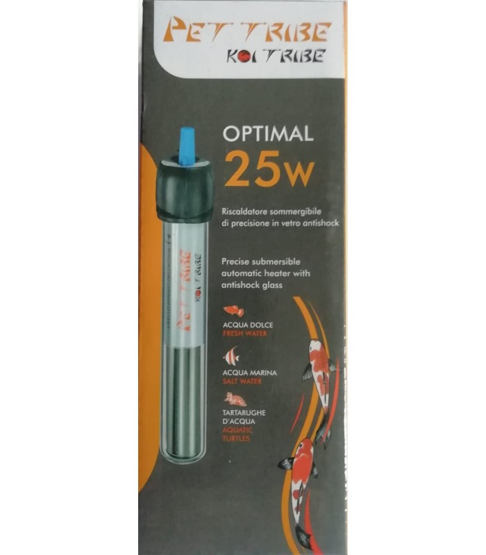 Termoriscaldatore 25 watt di precisione per acquari e tartarughiere