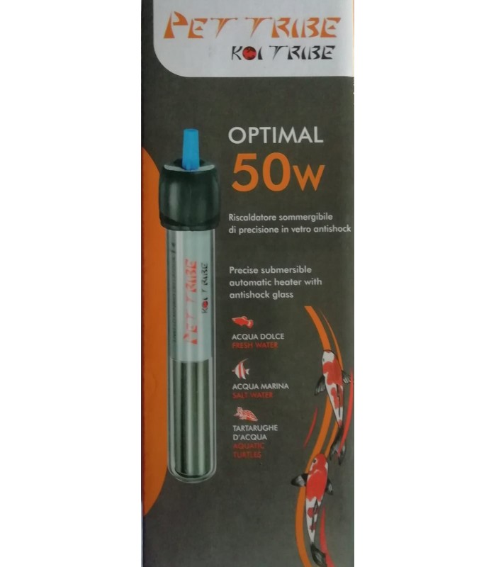 Termoriscaldatore 50 watt di precisione per acquari e tartarughiere