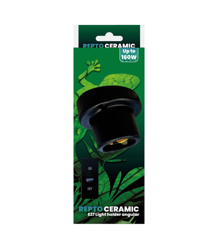 portalampada ceramica inclinato max 160 w