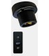 portalampada ceramica inclinato con cavo ed interruttore max 160w