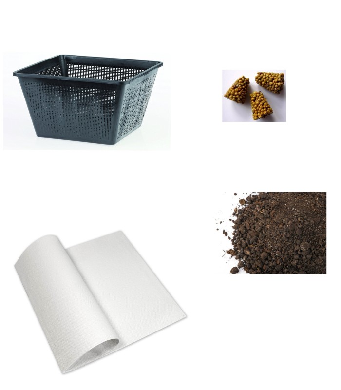 KIT VASO E SUBSTRATO NINFEE E PALUSTRI