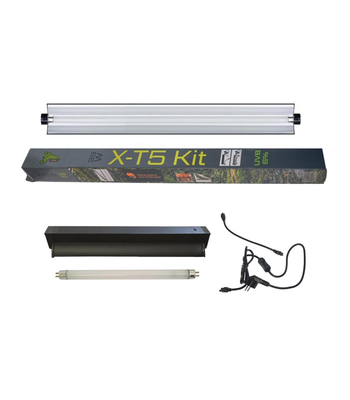 kit uvb 6% con plafoniera e neon